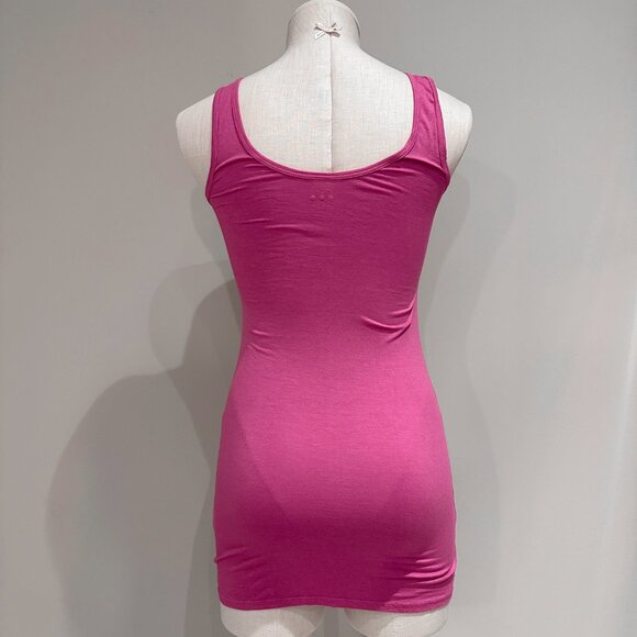 Three Dots Tank Top Pink Womens Size Small Long Tall Sleeveless - Picture 2 of 6